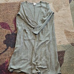 LuLaRoe Olive Green Knit Cardigan